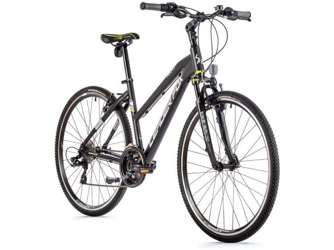 LEADER FOX AWAY DÁMSKÝ,CROSS 28",3X7,SPEED,M:2023-1  Leader Fox AWAY Dámské 28", 2023 černé, vel. 16,5"