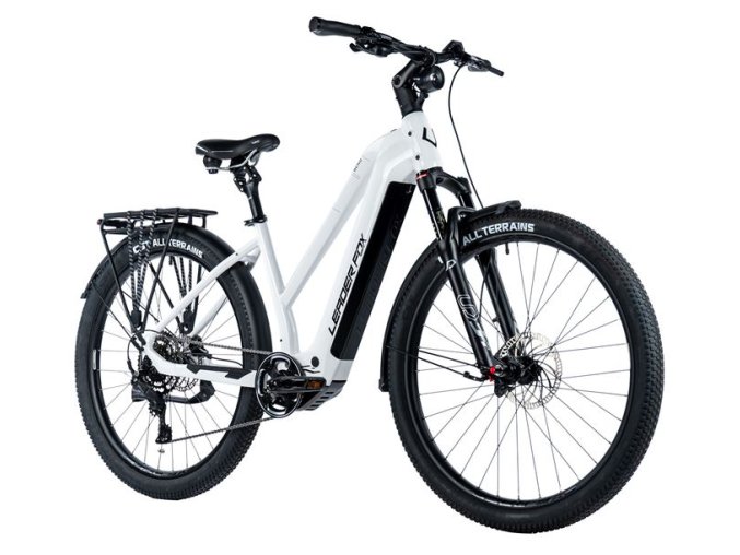 LEADER FOX BEND DÁMSKÝ 28", BAFANG M510, M:2024-1 LEADER FOX E-BIKE 28" BEND LADY CROSS 16,5"-1, BLUE TIGER/GOLD (M510), vel. 16,5"