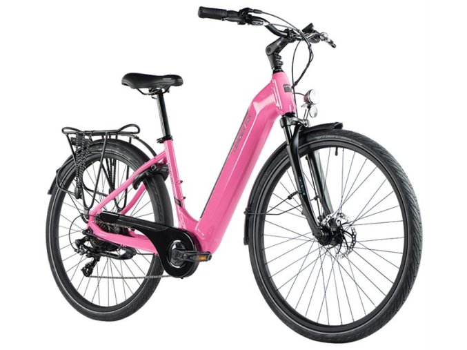 LEADER FOX INDUKTORA DÁMSKÁ,28",ZADNÍ  MOTOR,M:2023-5 Leader Fox INDUKTORA 28", 2023 stříbrné, vel. 16,5"