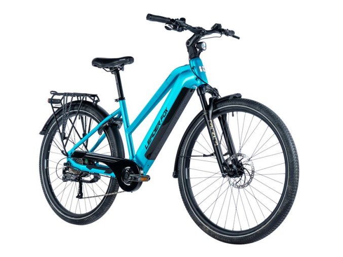 LEADER FOX SANDY DÁMSKÁ 28", ZADNÍ MOTOR, M:2024-2 LEADER FOX E-BIKE 28" SANDY LADY 16,5"-2, BLACK MATT/WHITE+GREY (REAR MOTOR), vel. 16,5"