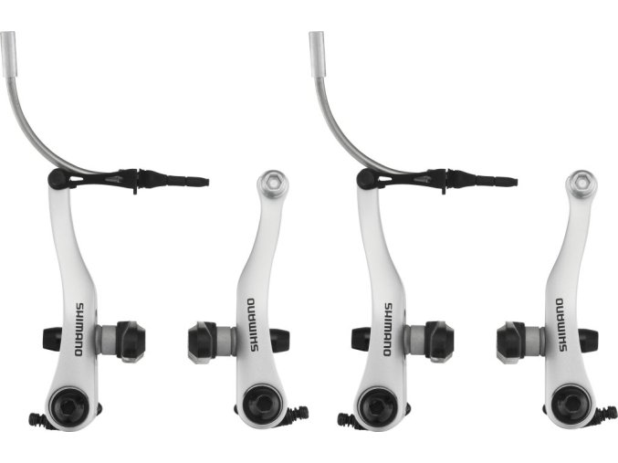 brzda Shimano BR-R353 přední + zadní stříbrná 16mm original balení