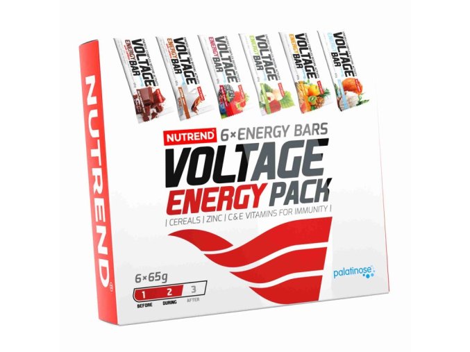 tyčinka Nutrend Voltage dárkové balení 6x65g