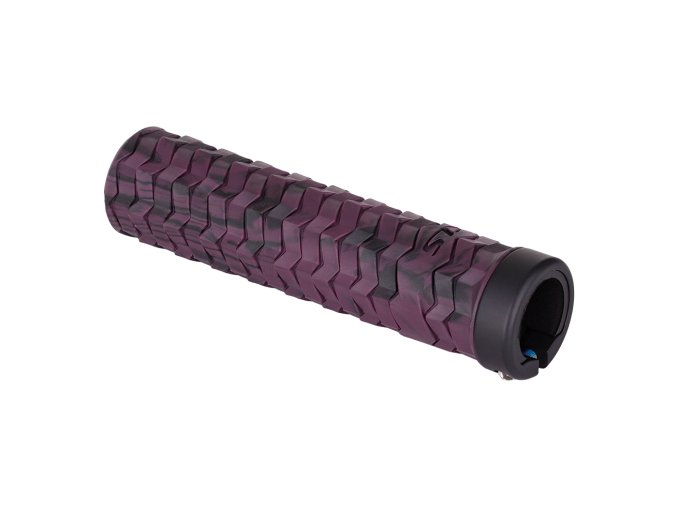 KELLYS Rukojeti KLS POISON SINGLE LockON, dark violet/black