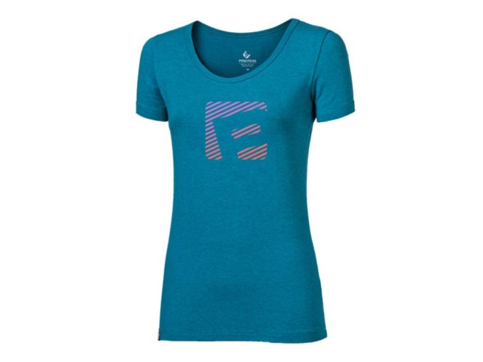 triko krátké dámské Progress SASA "P" petrol melír (Velikost L)