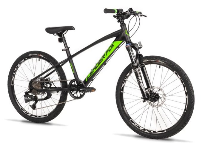 LEADER FOX CAPITAN CHLAPECKÝ, MTB 24" černozelené