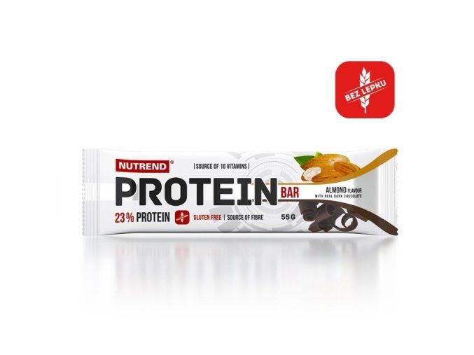tyčinka Nutrend PROTEIN BAR mandle 55g exp.11/24