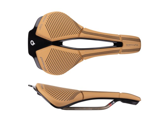 sedlo P SCRATCH M5 PAS SPACE TRX AGX SC 147,hnědé