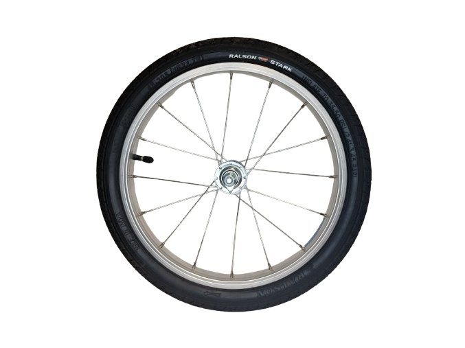 kolo zapletené obuté 16" 305-20 přední 16 děr stříbrné Remerx/Ralson silniční
