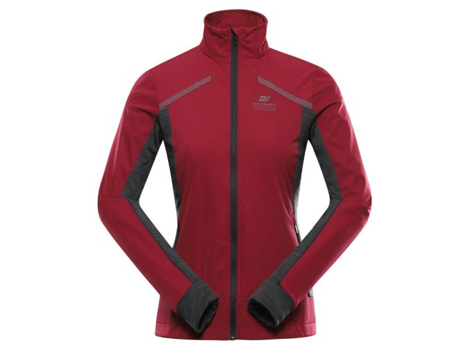 bunda dámská ALPINE PRO UKEBA softshellová růžová/fialová (Velikost L)