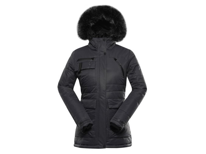 bunda dámská ALPINE PRO WERDA s membránou PTX šedá
