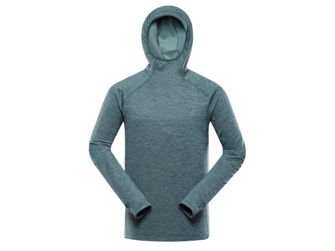mikina pánská ALPINE PRO ROLT rychleschnoucí zelená (Velikost L)