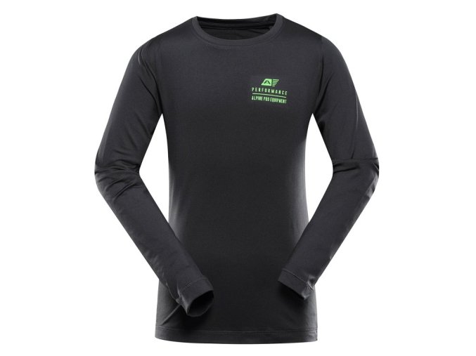 triko dětské dlouhé ALPINE PRO LOUSO rychleschnoucí šedé