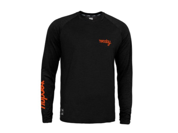 Dres s dlouhým rukávem  ROCDAY Evo Race Black/Orange