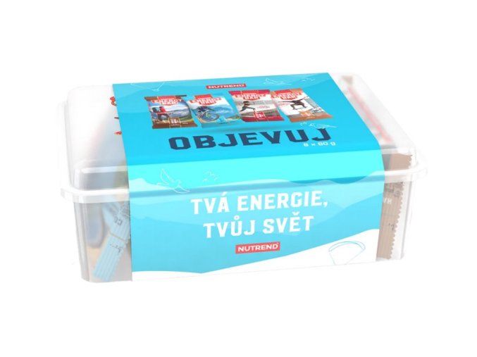 tyčinka Nutrend ENERGY BAR vánoční dárkové balení, 8x60g