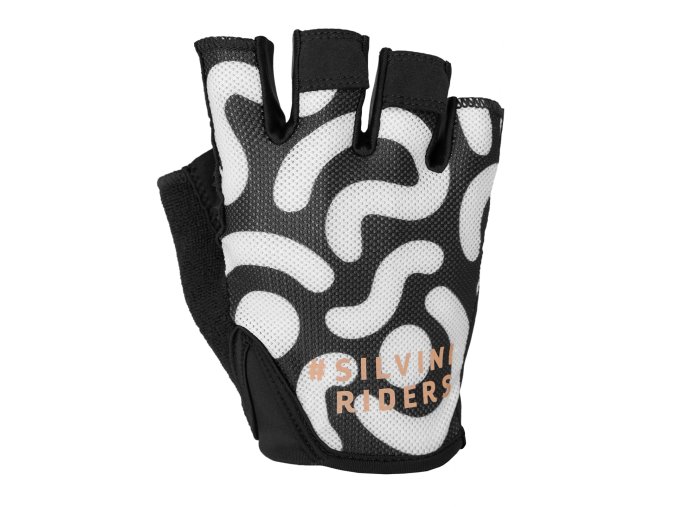 Silvini unisex cyklistické rukavice UA2523 Varena (Velikost XS, Barva black-ruby)