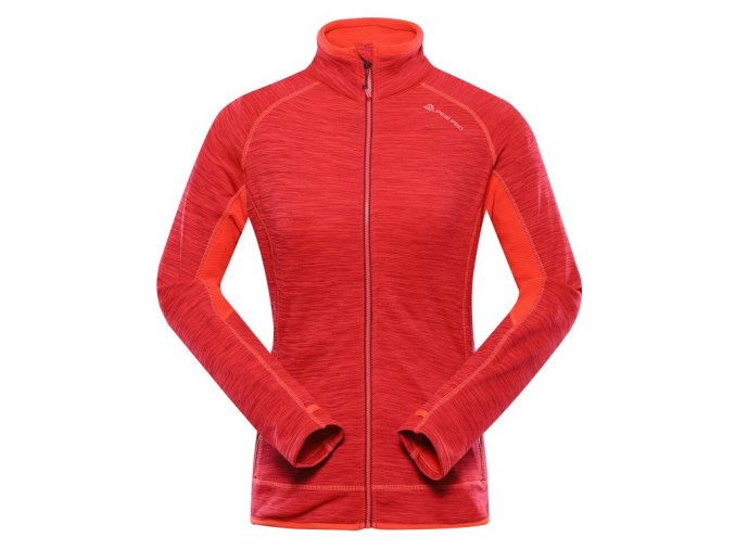 mikina dámská ALPINE PRO ONNECA COOL-DRY růžová