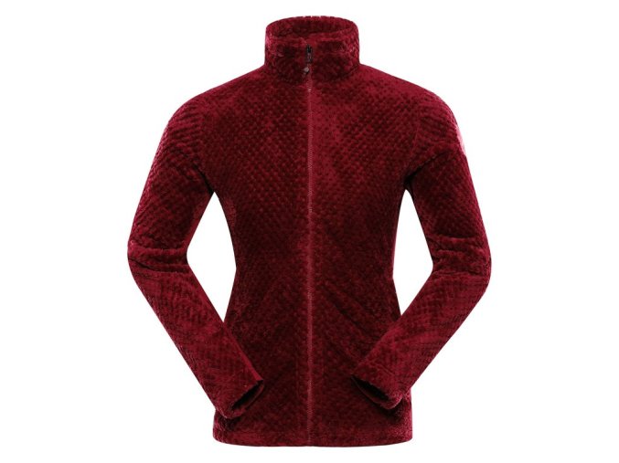 mikina dámská ALPINE PRO LOMMA hřejivá růžová (Velikost L)