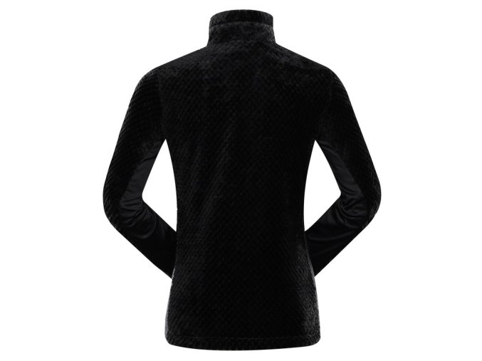 mikina dámská ALPINE PRO LOMMA hřejivá černá (Velikost L)