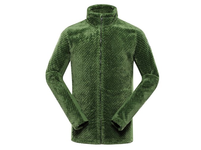 mikina pánská ALPINE PRO LOMM hřejivá zelená (Velikost XL)