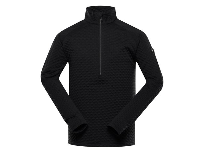 mikina pánská ALPINE PRO GETT rychleschnoucí černá (Velikost 5XL)