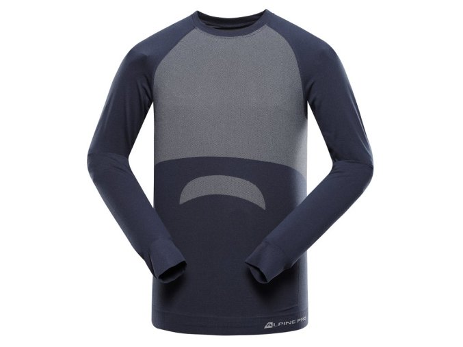 triko pánské dlouhé ALPINE PRO AMBOS funkční modré (Velikost M-L)