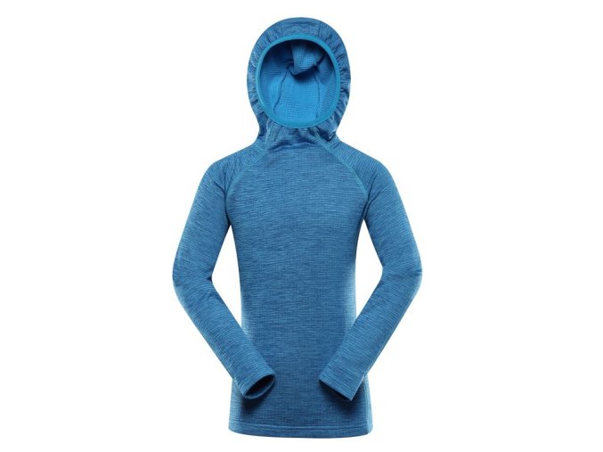 mikina dětská ALPINE PRO ROLTO rychleschnoucí COOL-DRY modrá (Velikost 128-134)