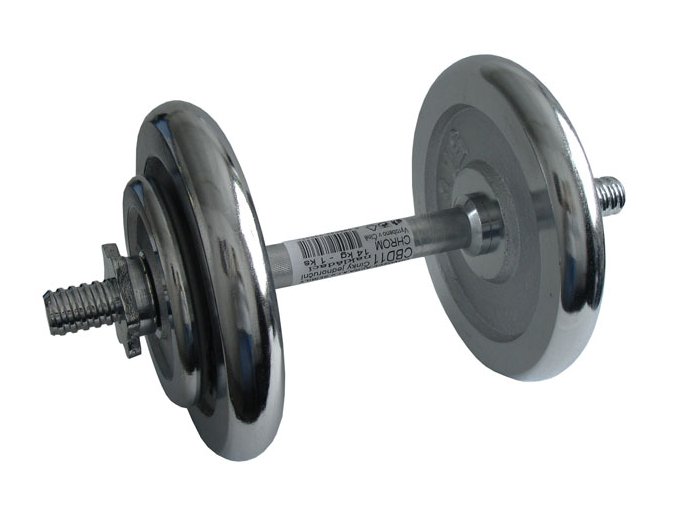 činka jednoruční 14kg 25mm chromová