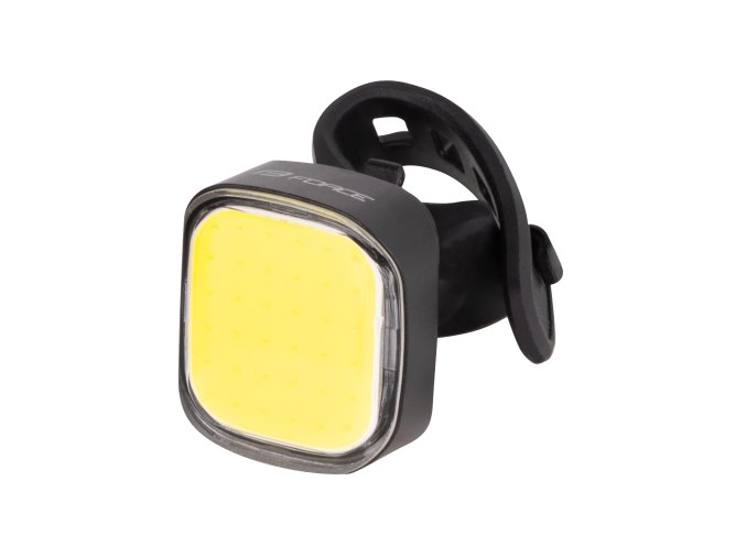 světlo přední FORCE COB 2.0 75LM USB, černé