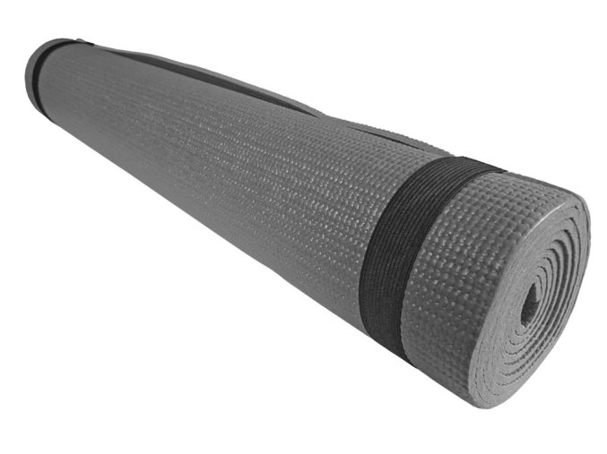 karimatka fitness 173x61x0,4cm černá