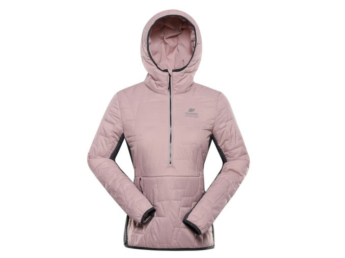 bunda dámská ALPINE PRO KAERA s impregnací růžová (Velikost L)