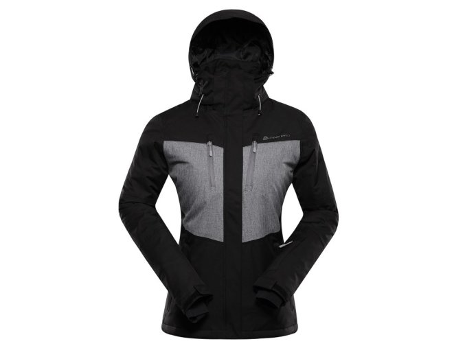 bunda dámská ALPINE PRO COMEDA s membránou PTX černá