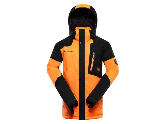 bunda pánská ALPINE PRO DEAR s membránou PTX oranžová (Velikost L)