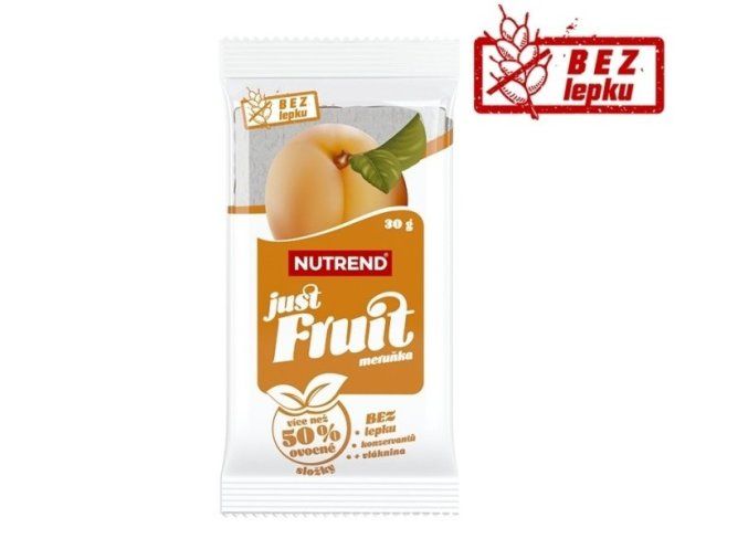 tyčinka Nutrend JUST FRUIT meruňka 30g exp. 04/25