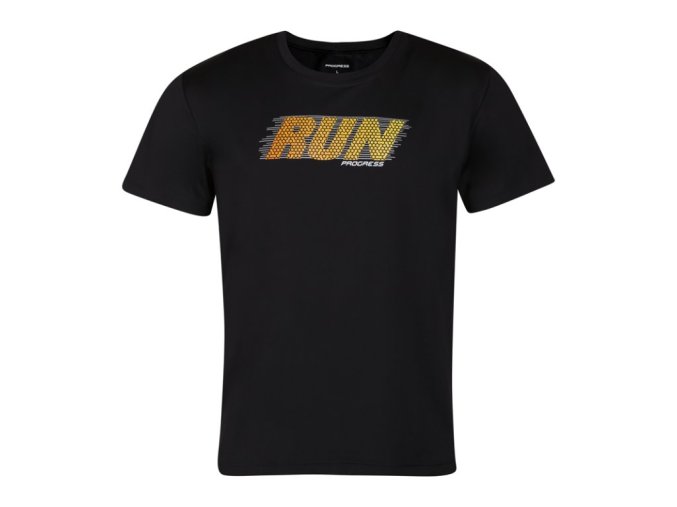 triko krátké dámské Progress DEPORTE RUN černé (Velikost L)