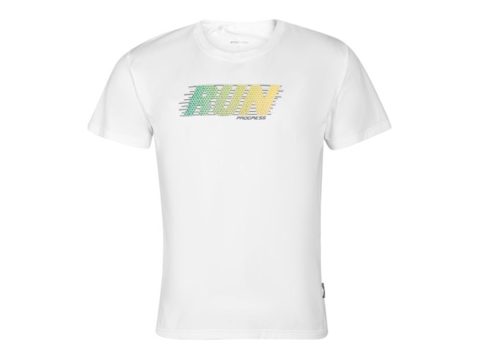 triko krátké dámské Progress DEPORTE RUN bílé (Velikost L)