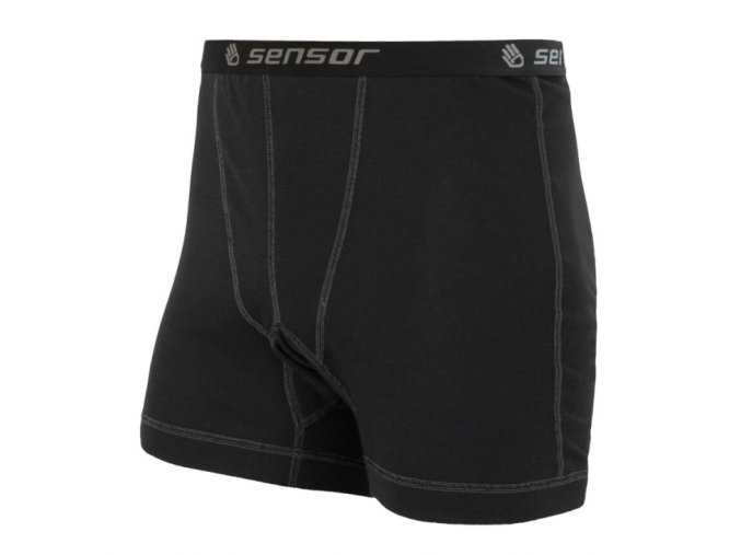 boxerky SENSOR DOUBLE FACE černé (Velikost S)