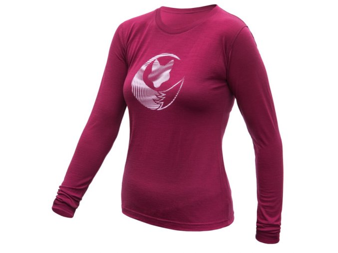 triko dlouhé dámské SENSOR ACTIVE FOX lilla (Velikost L)