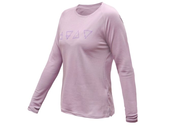 triko dlouhé dámské SENSOR MERINO BLEND ELEMENTS fialové (Velikost L)