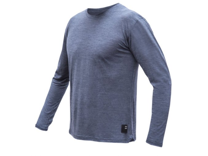 triko dlouhé pánské SENSOR MERINO LITE modré (Velikost L)