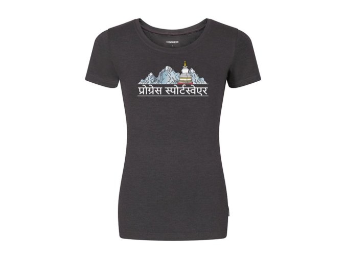 triko krátké dámské Progress AROMA NEPAL antracit