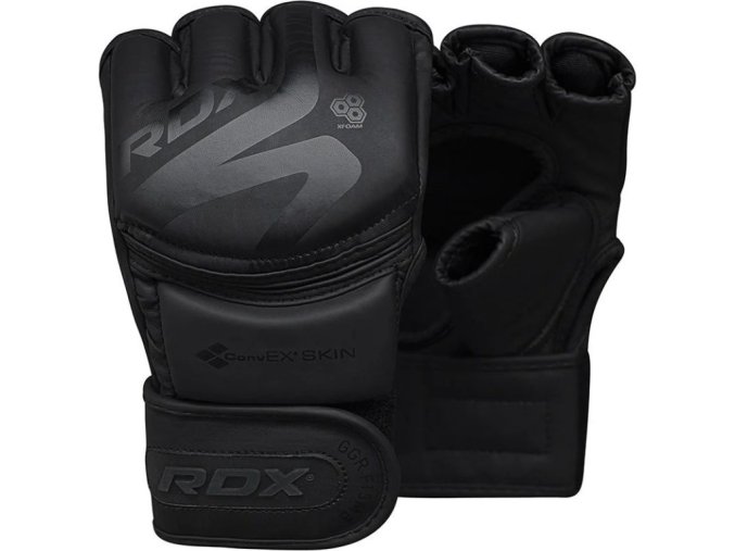 tréninkové rukavice RDX F15 MMA černé (Velikost L)