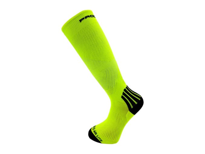 podkolenky Progress COMPRESS AIR LITE SOX neonově zelené