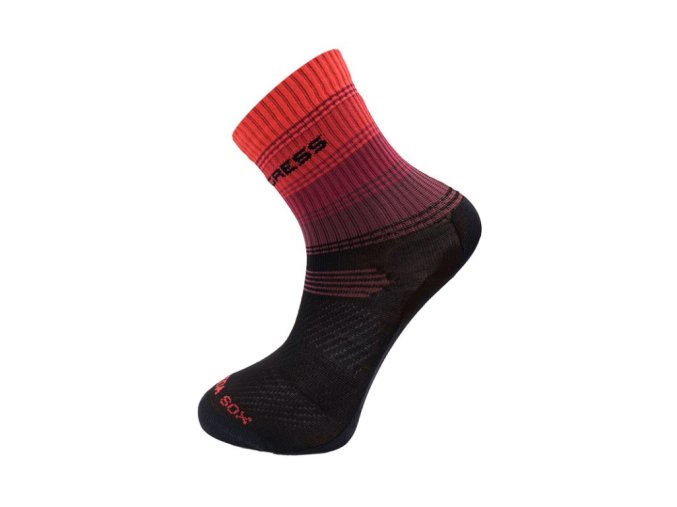ponožky Progress VEREDA SOX černo-červené