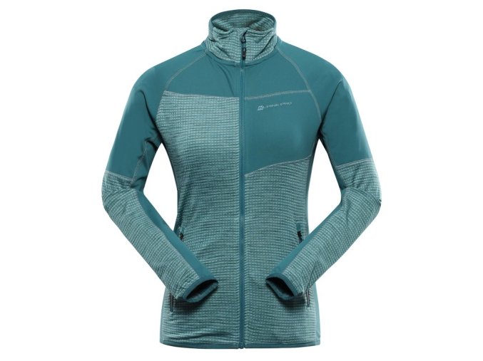 mikina dámská ALPINE PRO ONNECA 2 s COOL DRY modrá