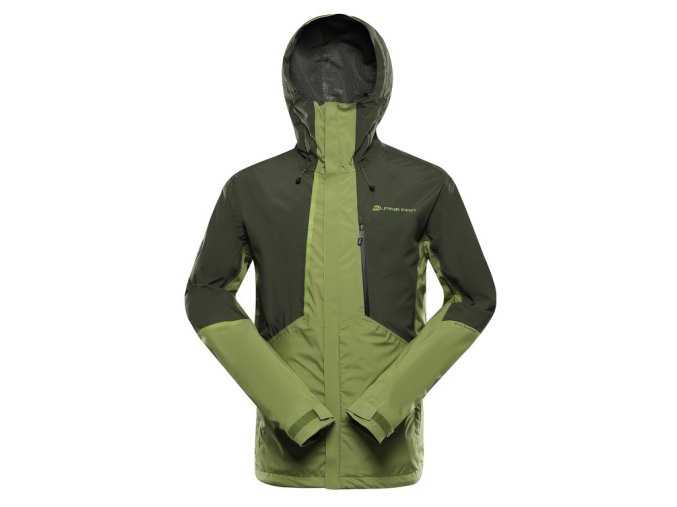 bunda pánská ALPINE PRO NOREM 2 s PTX zelená (Velikost L)