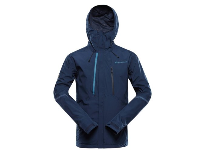 bunda pánská ALPINE PRO NOREM 2 s PTX modrá (Velikost L)