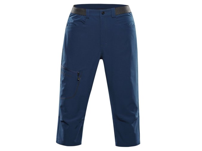 kalhoty pánské 3/4 ALPINE PRO WEDER 2 softshellové modré