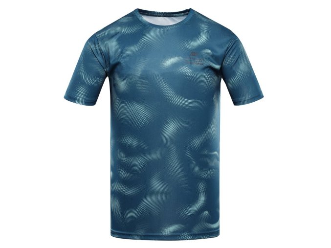 triko pánské krátké ALPINE PRO QUATR rychleschnoucí s COOL DRY modré (Velikost 5XL)