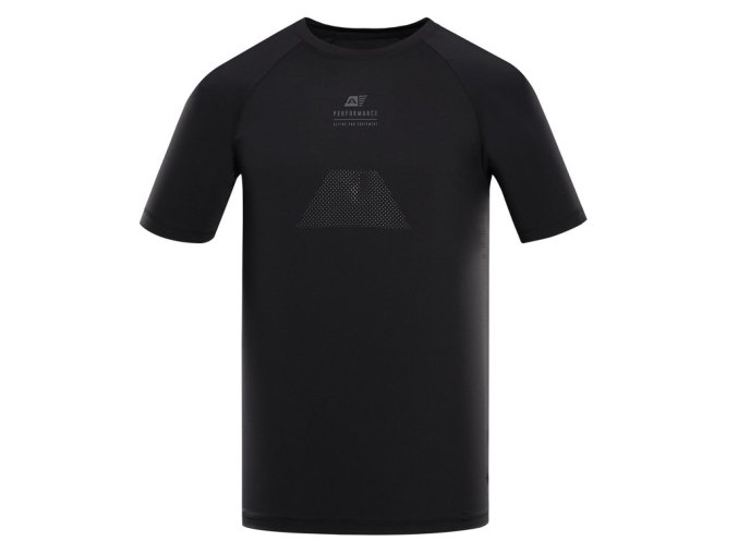 triko pánské krátké ALPINE PRO MOLS s reflexními prvky černé (Velikost 5XL)