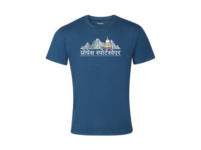 triko krátké pánské Progress AROMATIC NEPAL petrol (Velikost L)